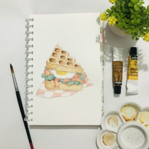 como dibujar comidas kawaii