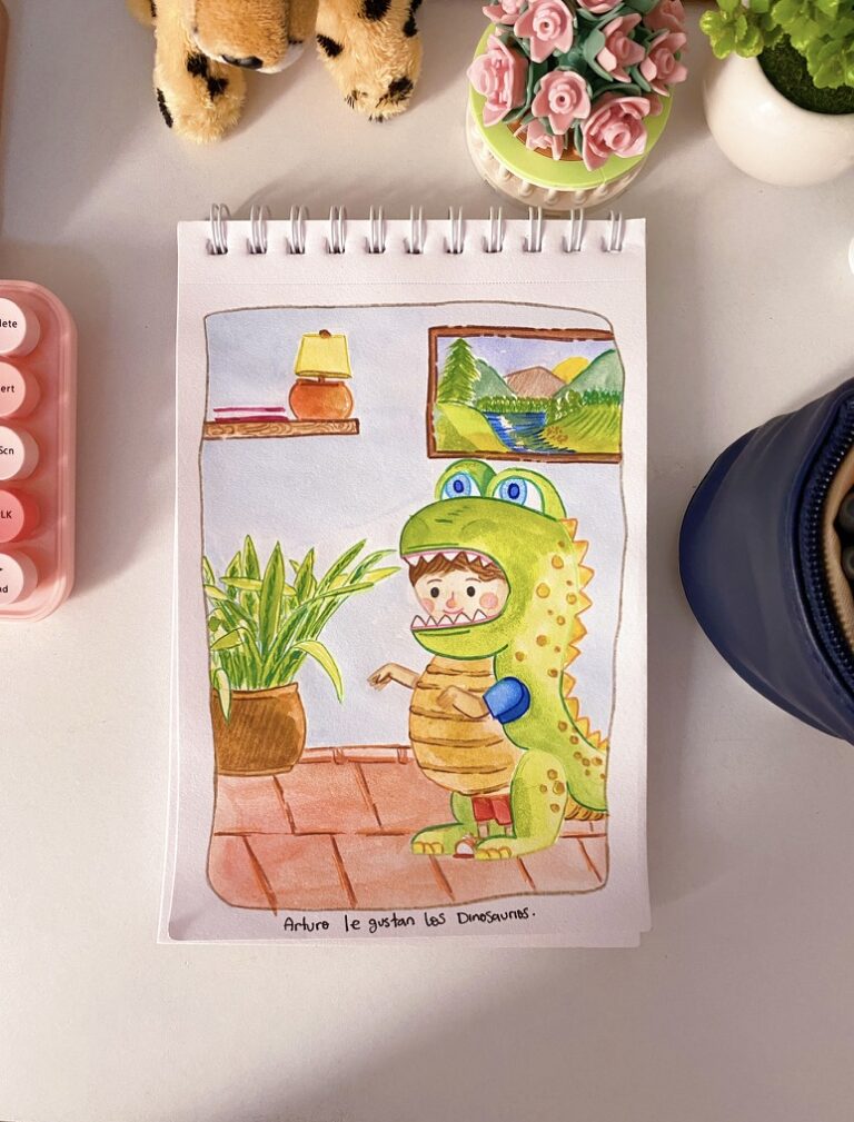 dibujo con acuarelas