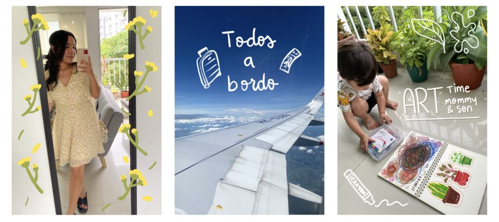 dibujar mientras viajas siendo mamá