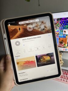 VSCO editar fotos en ipad