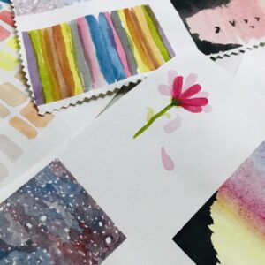 técnicas de dibujo con acuarelas