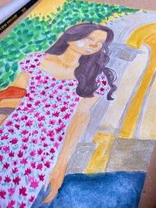 detalles con acuarela